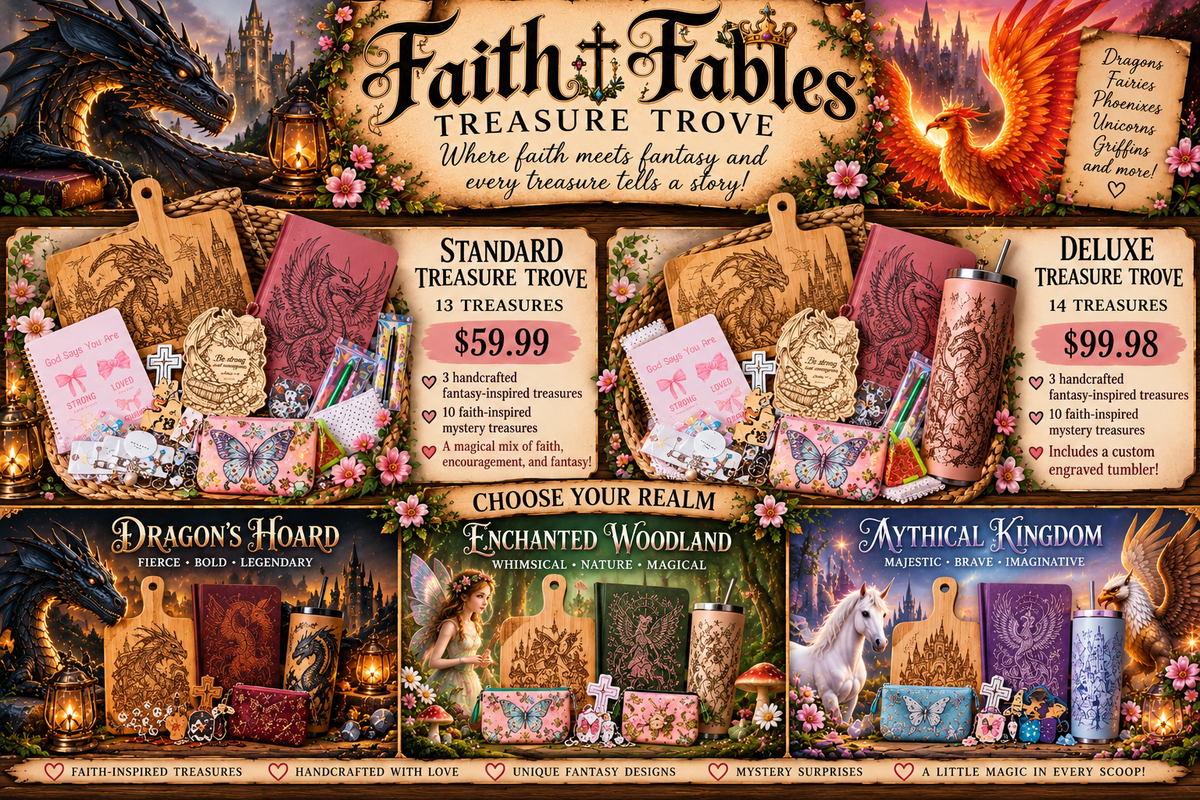 Faith & Fables Treasure Trove | Faith-Inspired Fantasy Mystery Gift Bundle