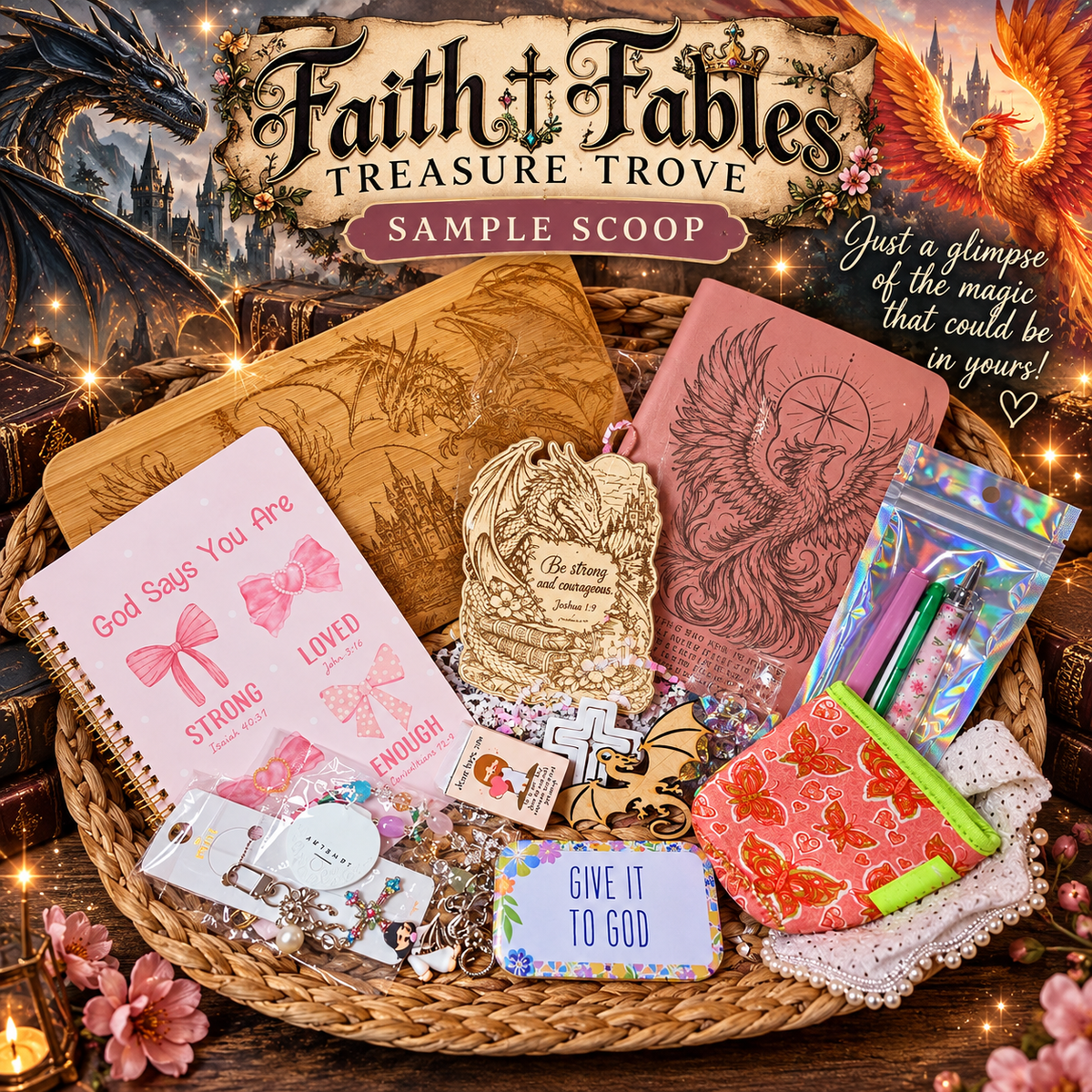 Faith & Fables Treasure Trove | Faith-Inspired Fantasy Mystery Gift Bundle