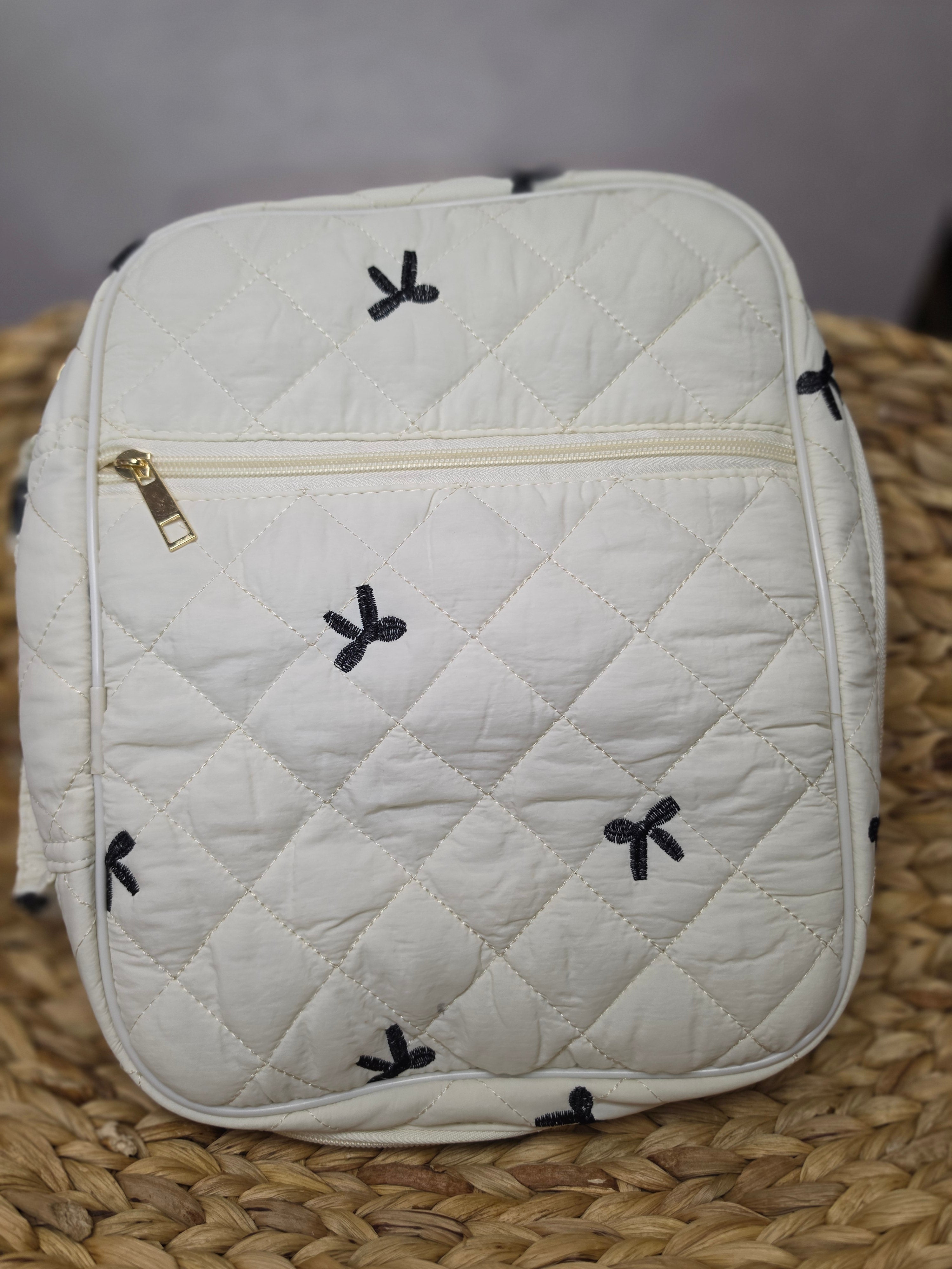 Quilted Bible Bag – Bow & Floral Prints