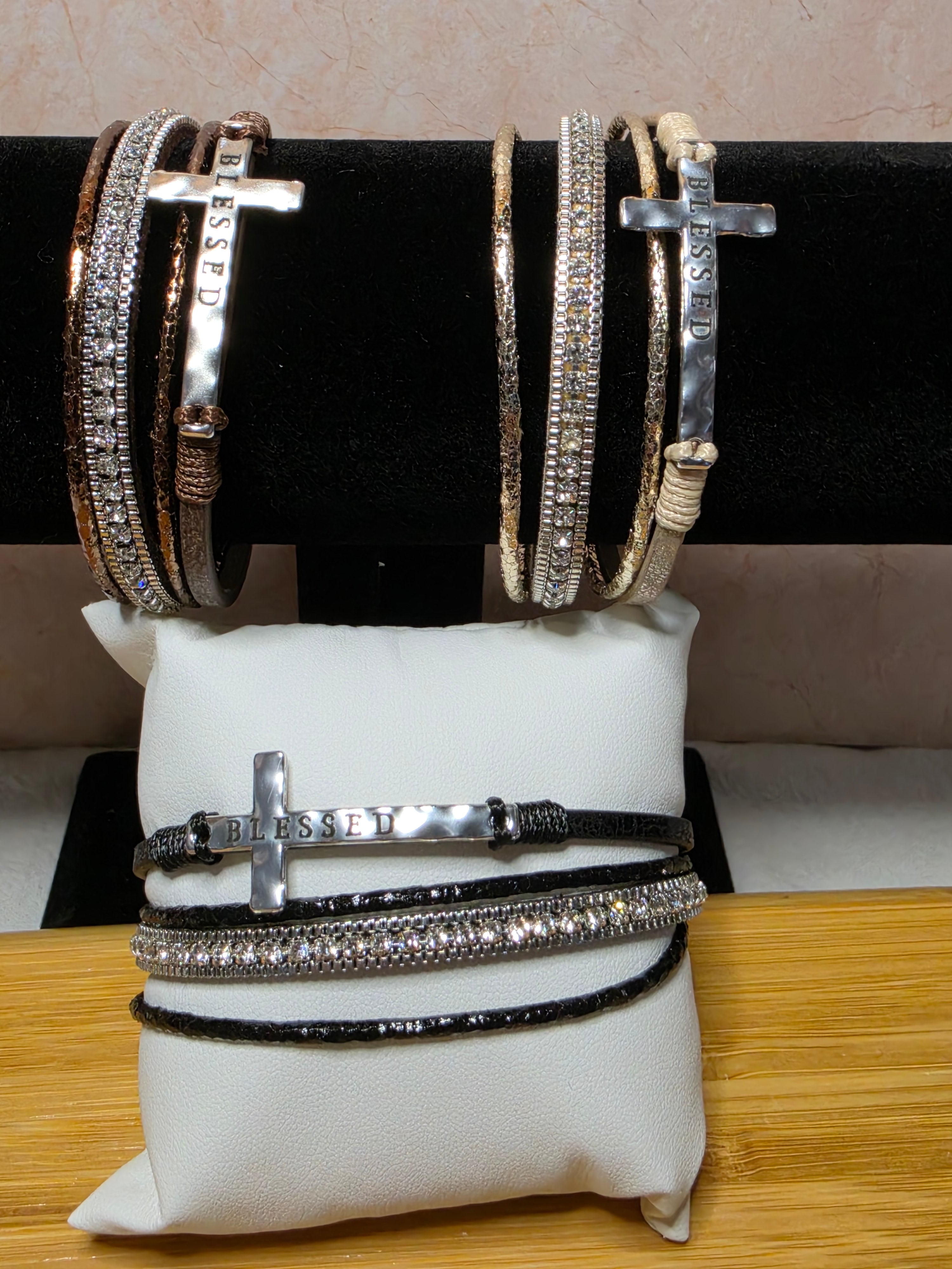 Blessed Cross Wrap Bracelet