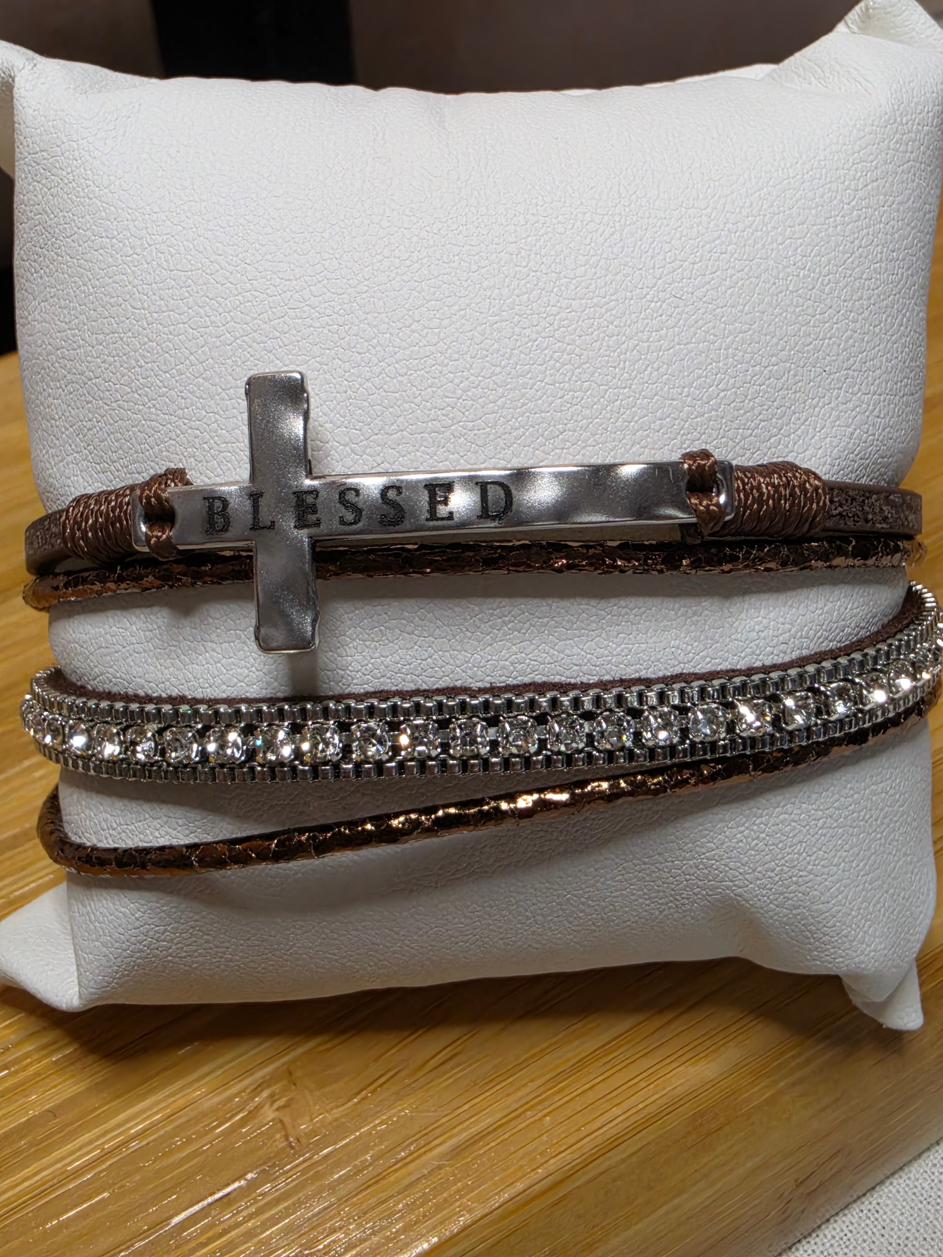 Blessed Cross Wrap Bracelet