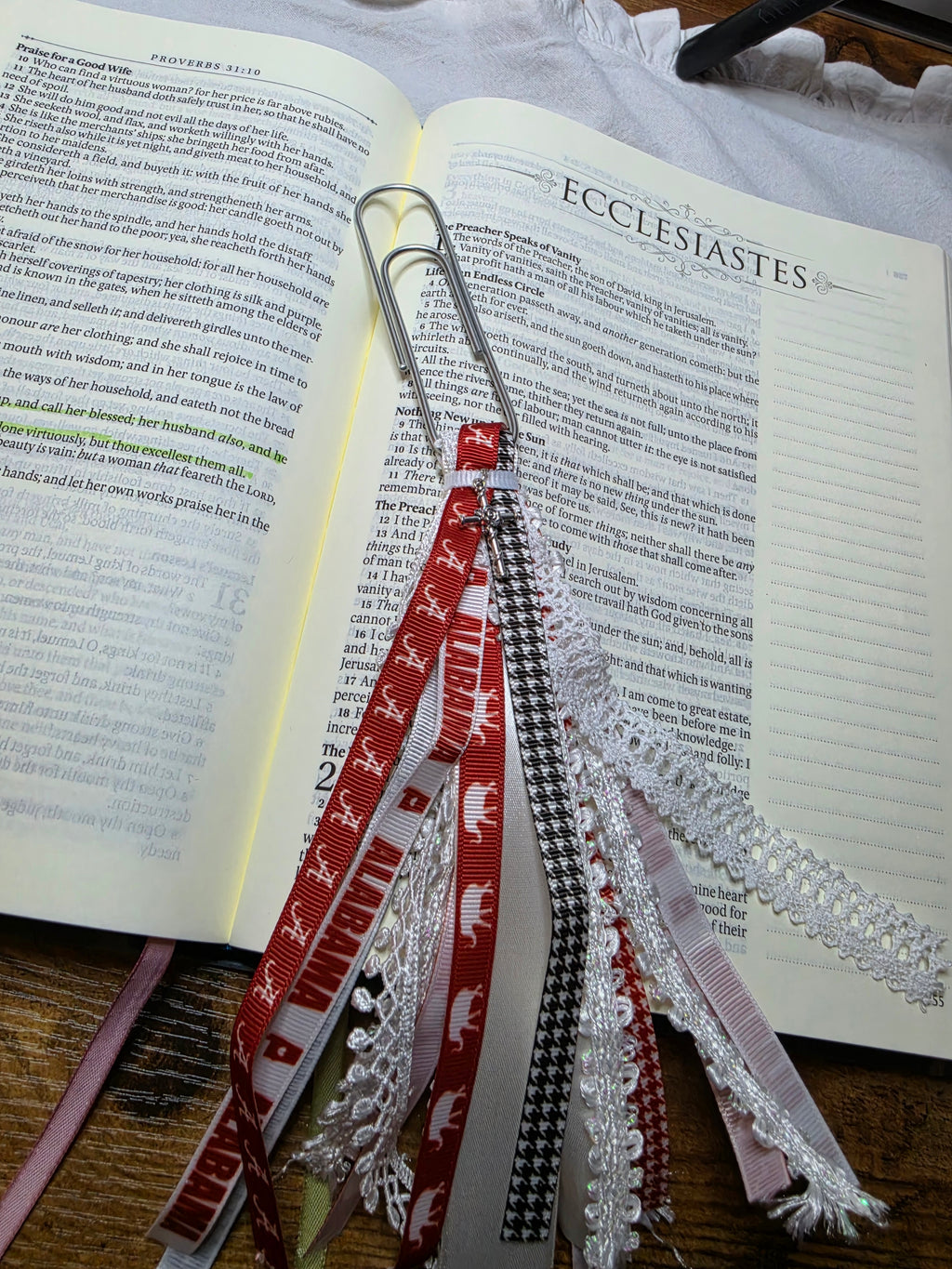 Custom Boho Bible Bookmark