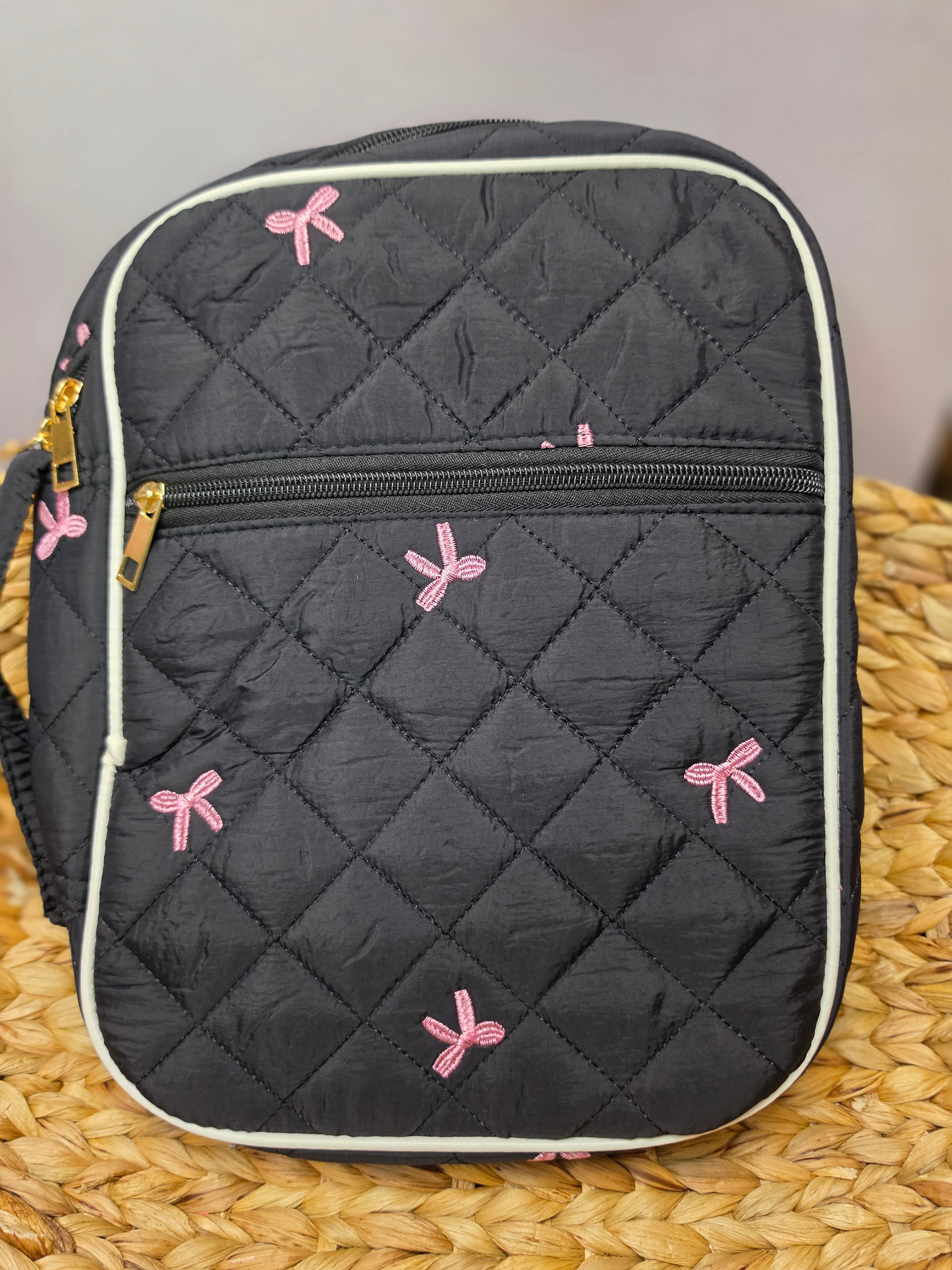 Quilted Bible Bag – Bow & Floral Prints