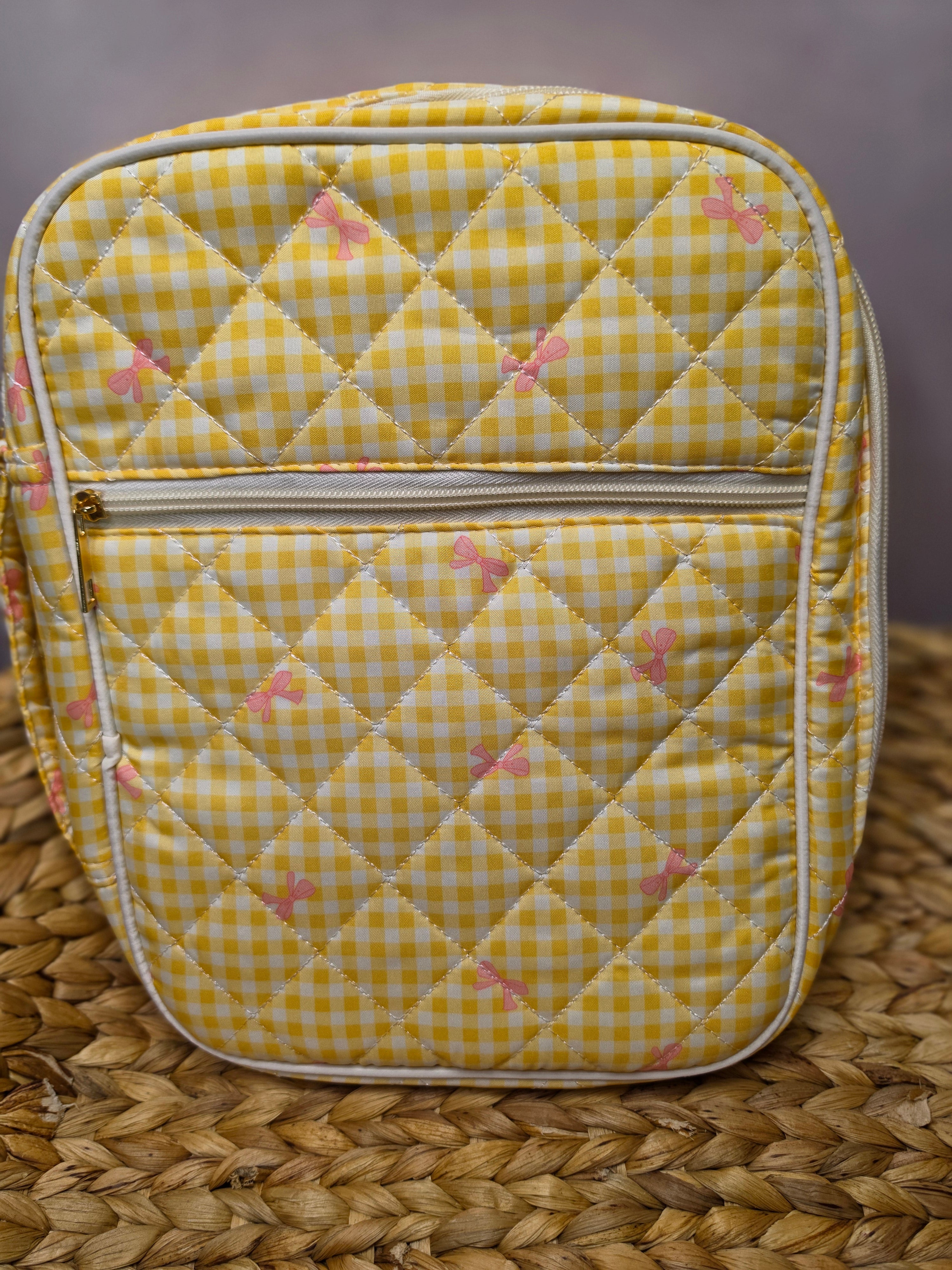 Quilted Bible Bag – Bow & Floral Prints