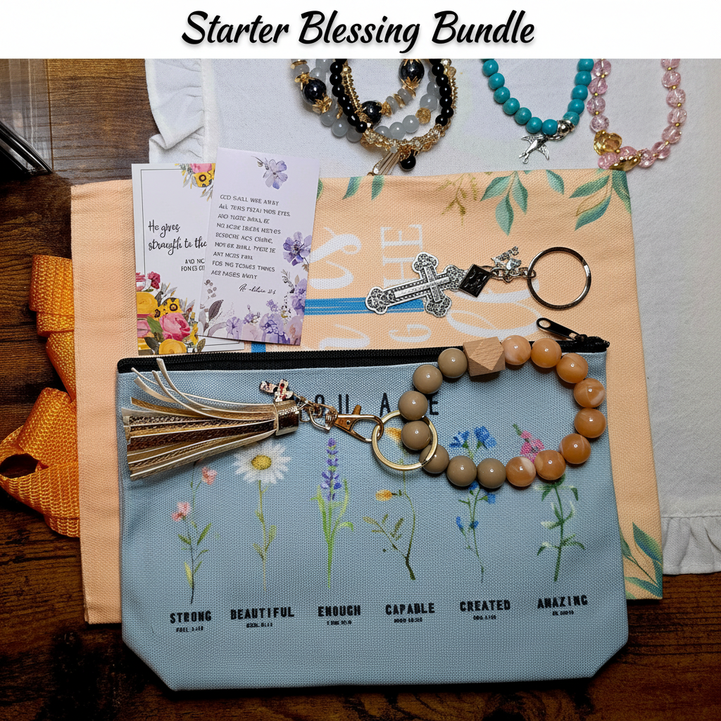 Starter Blessing Bundle with orange tote